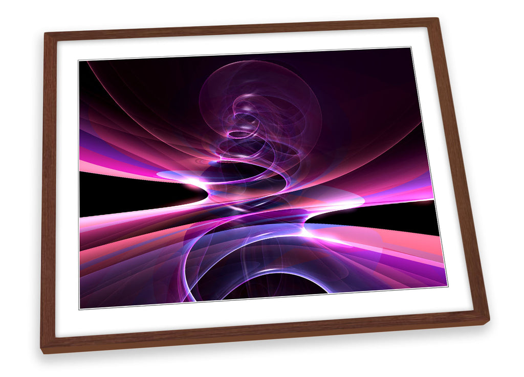 Abstract Plasma Strobe Framed