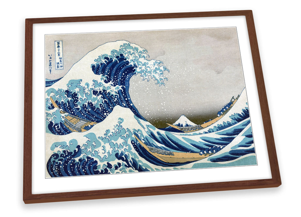 Katsushika Hokusai The Great Wave of Kanagawa Framed