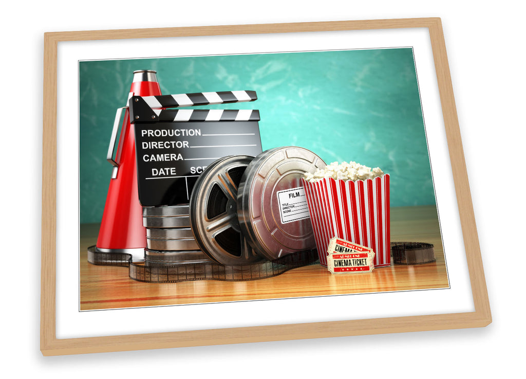 Cinema Room Film Movie Framed