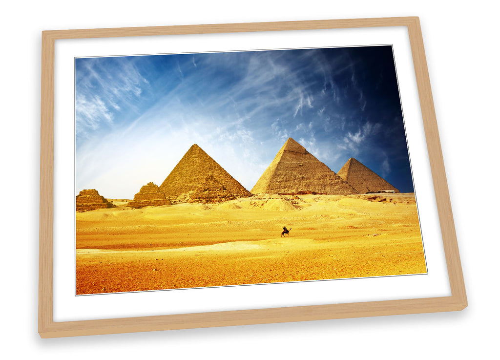 Ancient Egypt Pyramids Framed