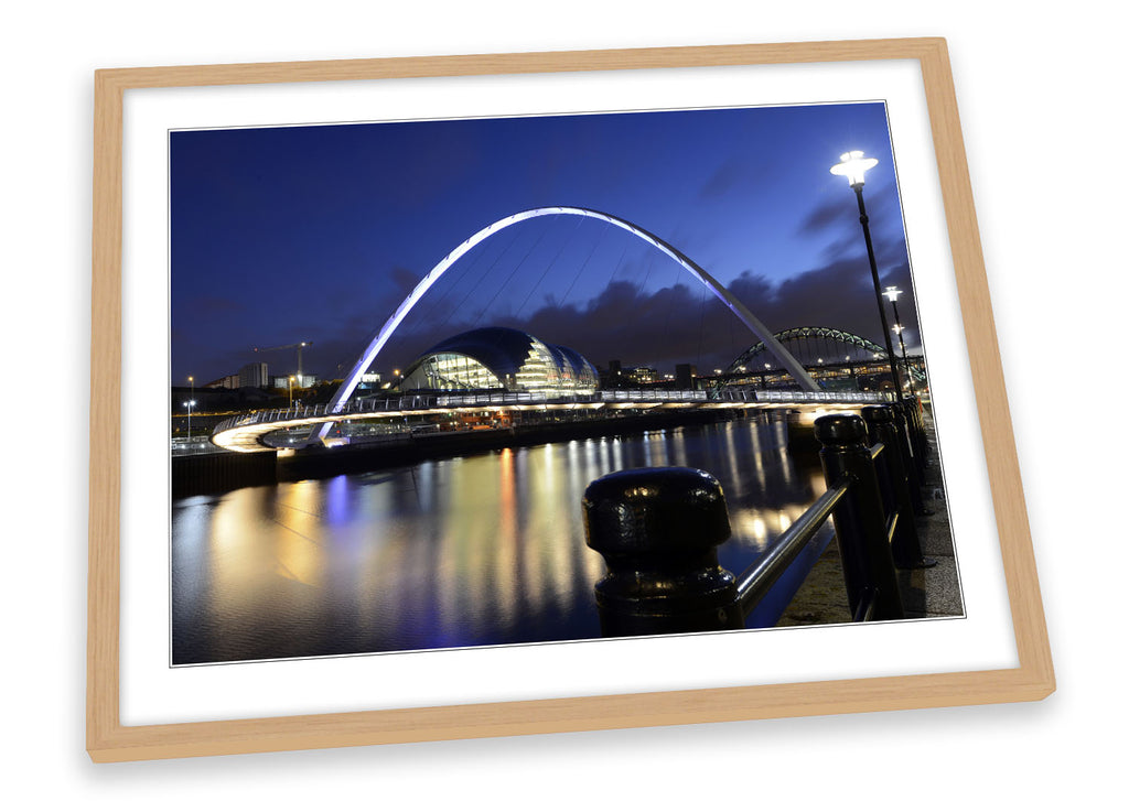 Newcastle Upon Tyne City Bridge Framed