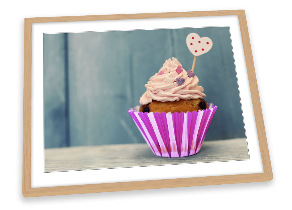 Candy Cup Cake Kitchen Framed