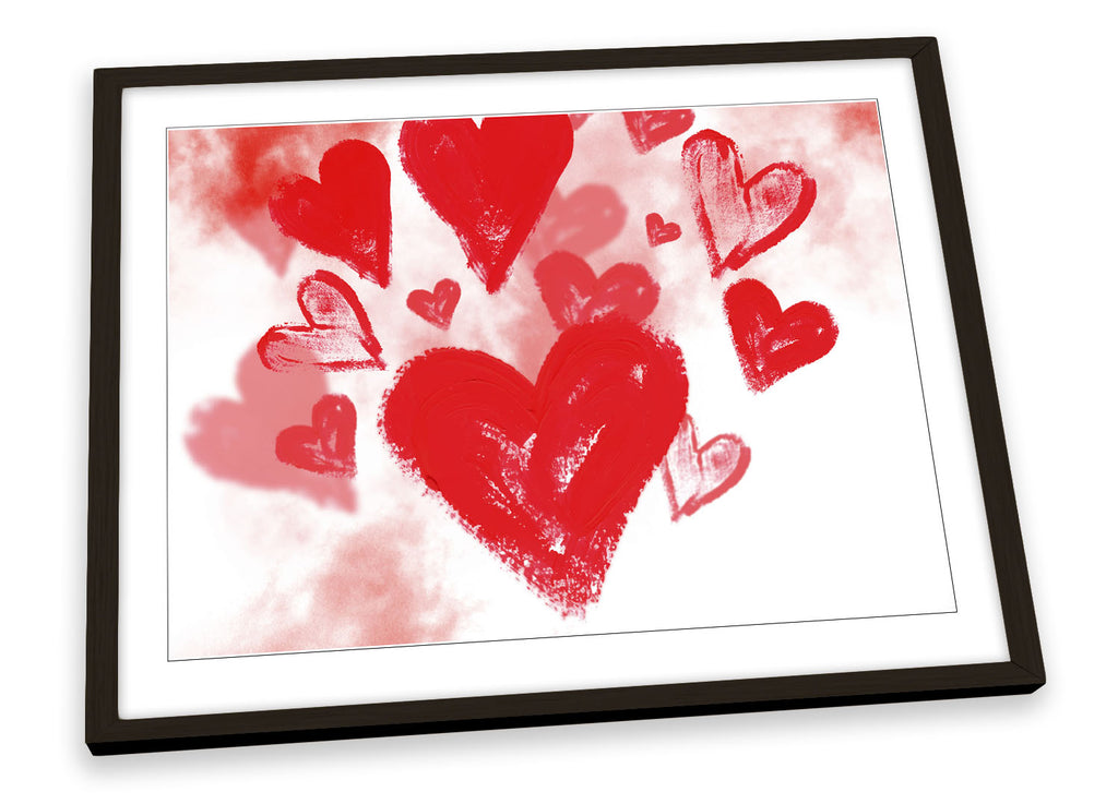Love Heart Romantic Framed