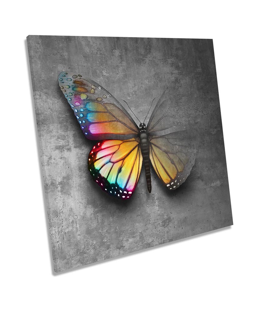 Abstract Butterfly Modern Grey