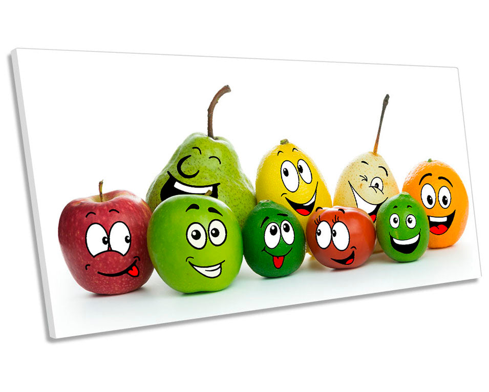 Funny Fruit Faces Kitchen Multi-Coloured