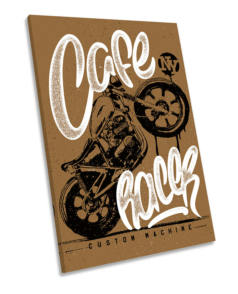 Café Racer Motorbike Brown