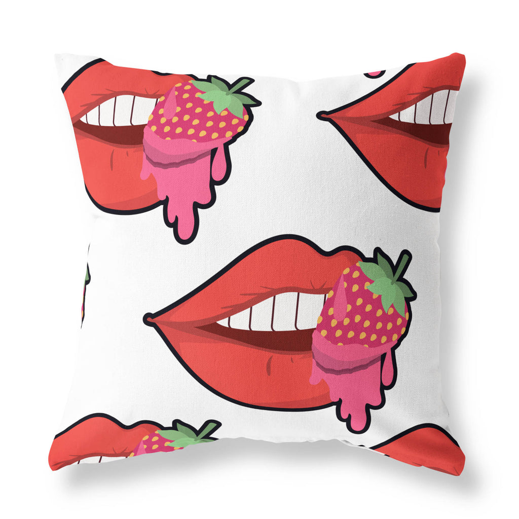 Red Strawberry Lips