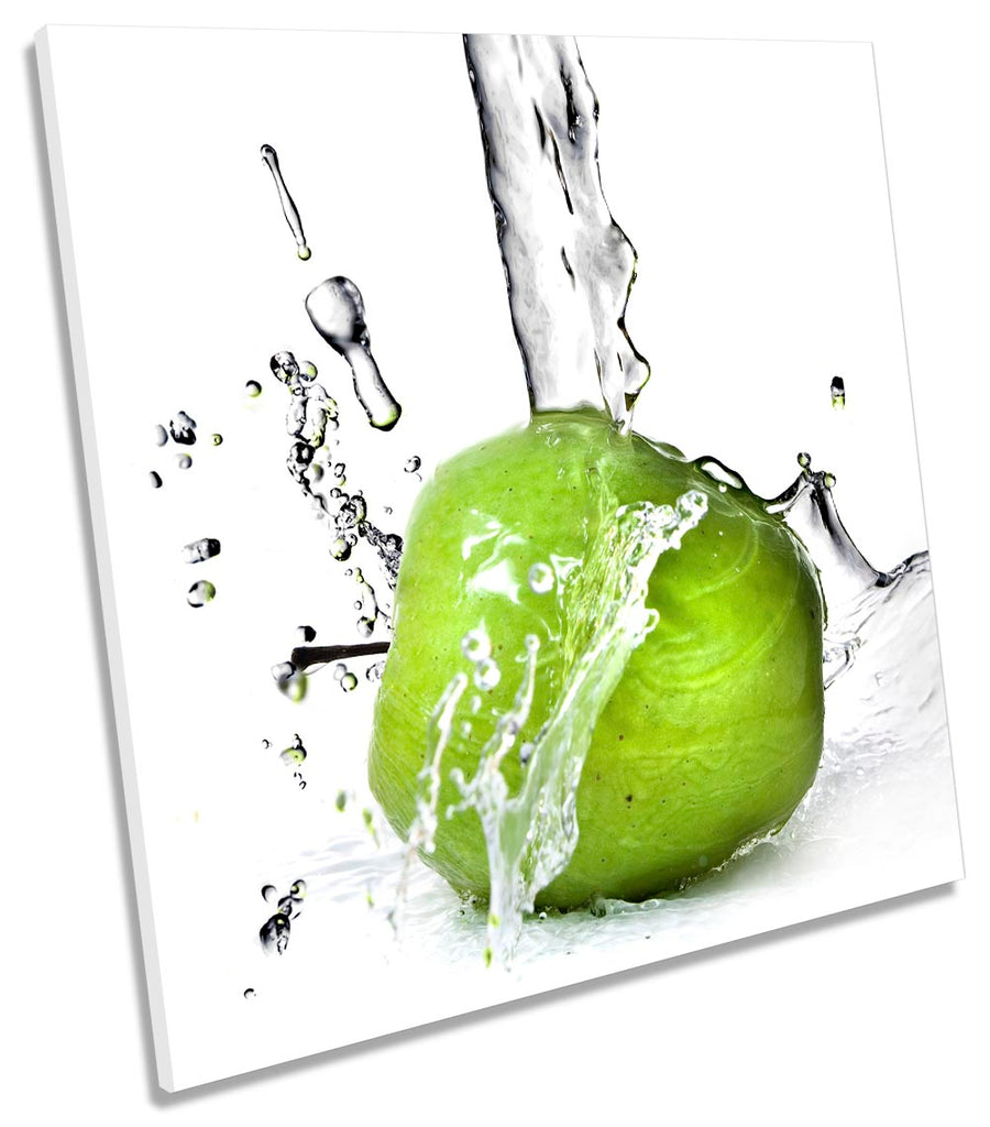 Water Splash Apple Kitchen Green