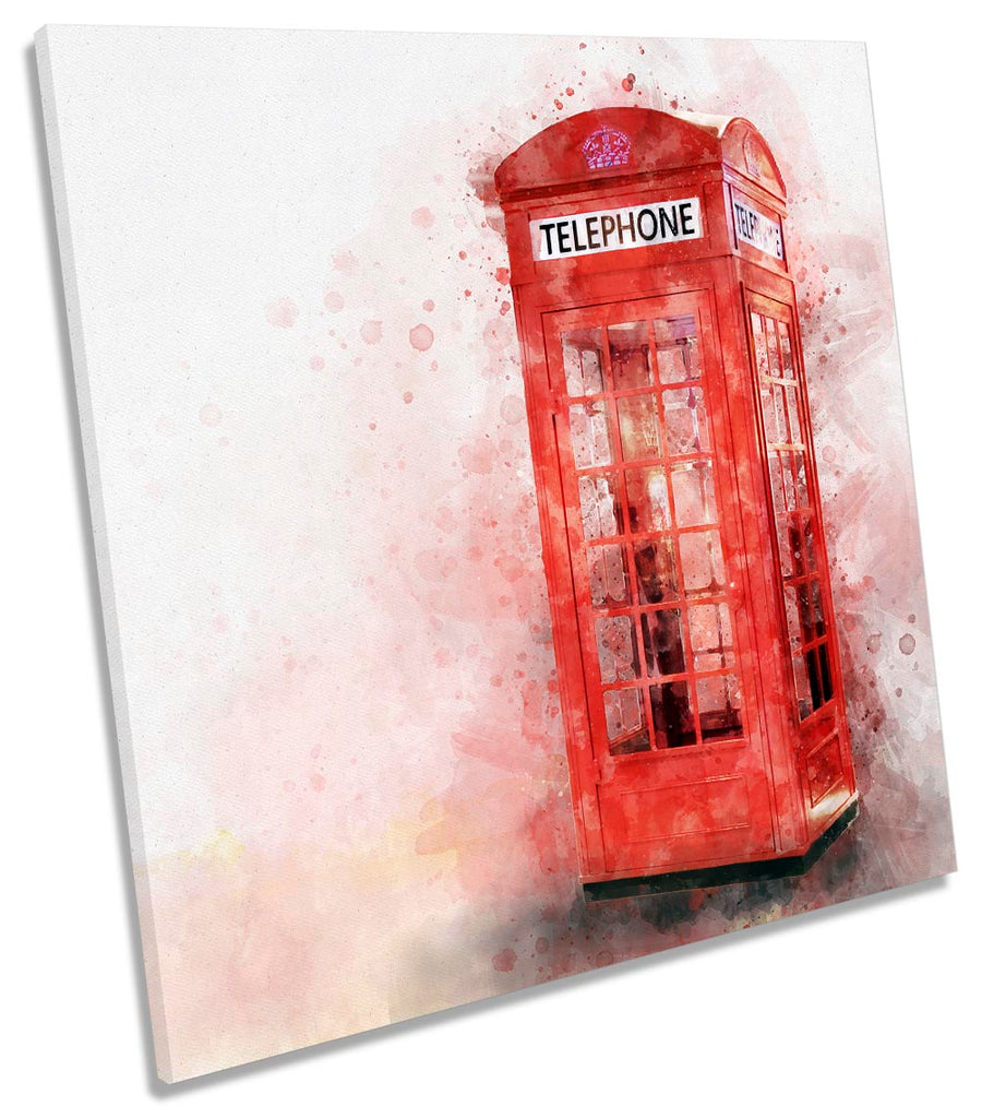 Telephone Box Iconic London Red