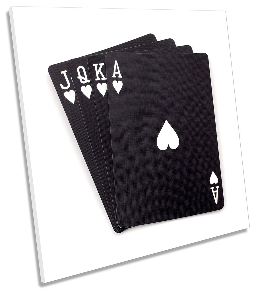 Black Poker Playing Cards Casino