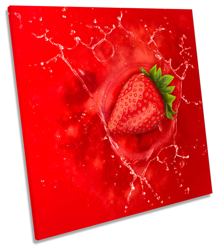 Red Strawberry Splash Kitchen