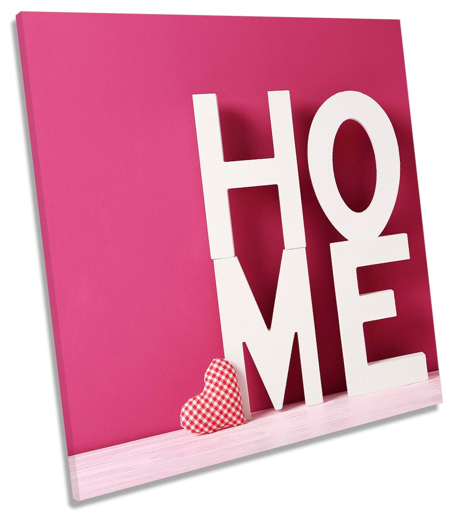 Home Love Heart Pink