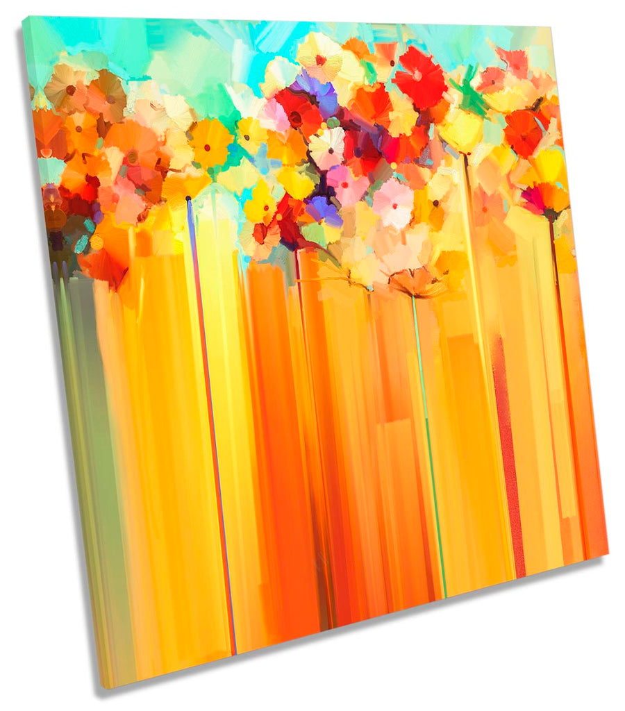 Abstract Floral Orange Blossom