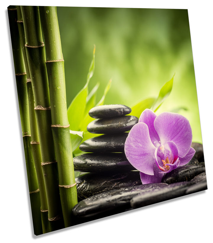 Bamboo Zen Stones Floral