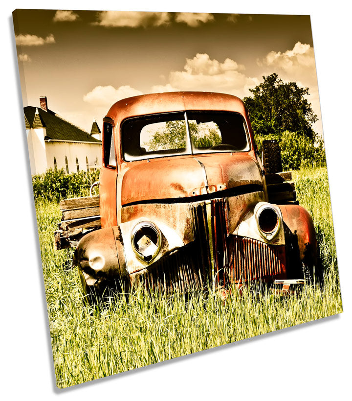 Rusty Old Abandoned Farm Truck