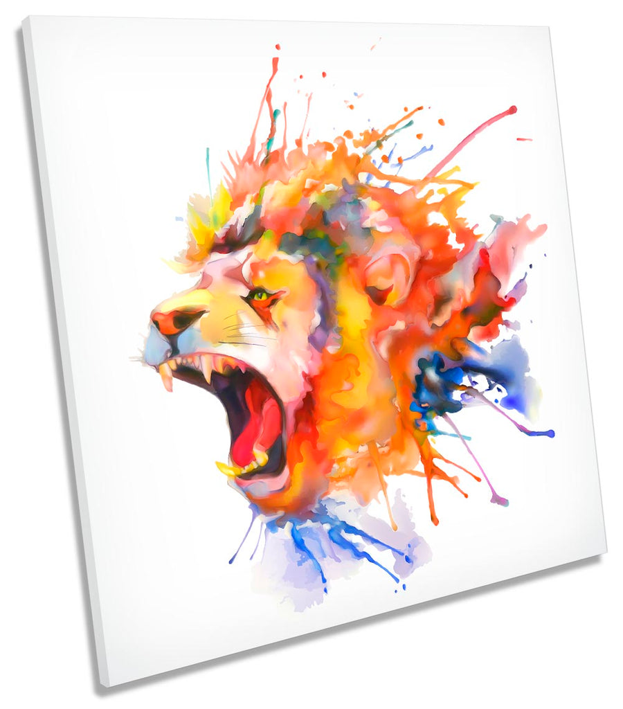 Lion Watercolour Repro