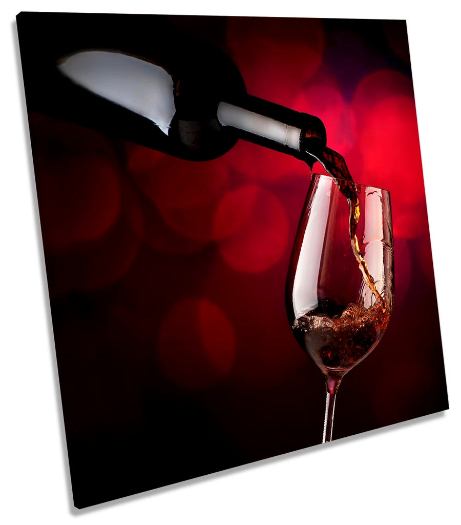 Wine Pour Kitchen Glass Red