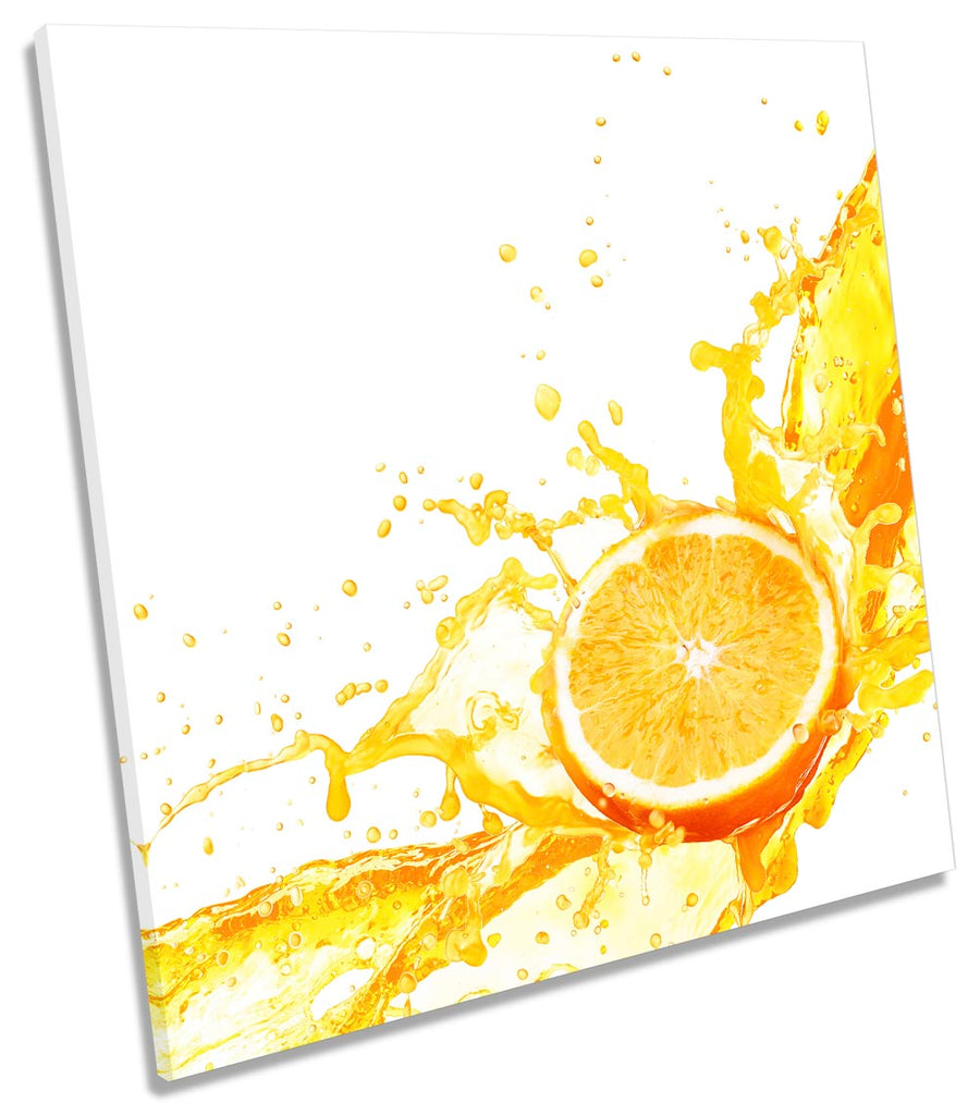 Orange Fruit Slices Splash Orange