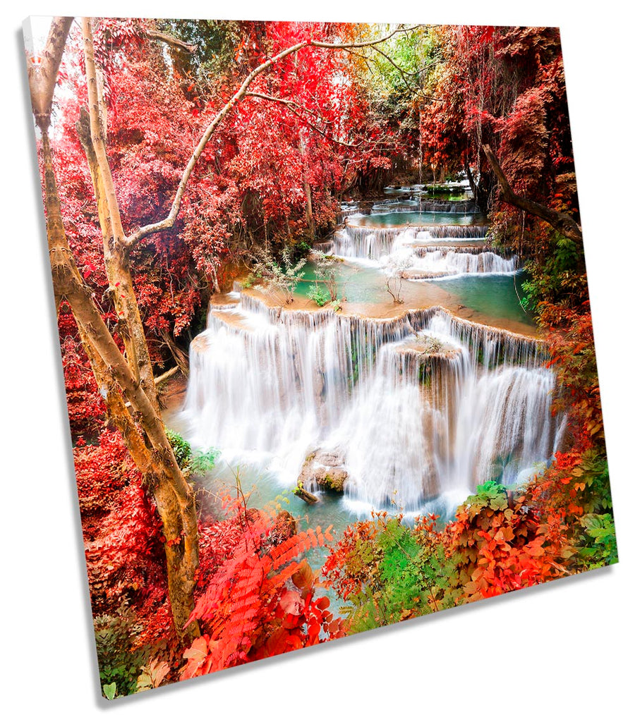 Red Tropical Landscape