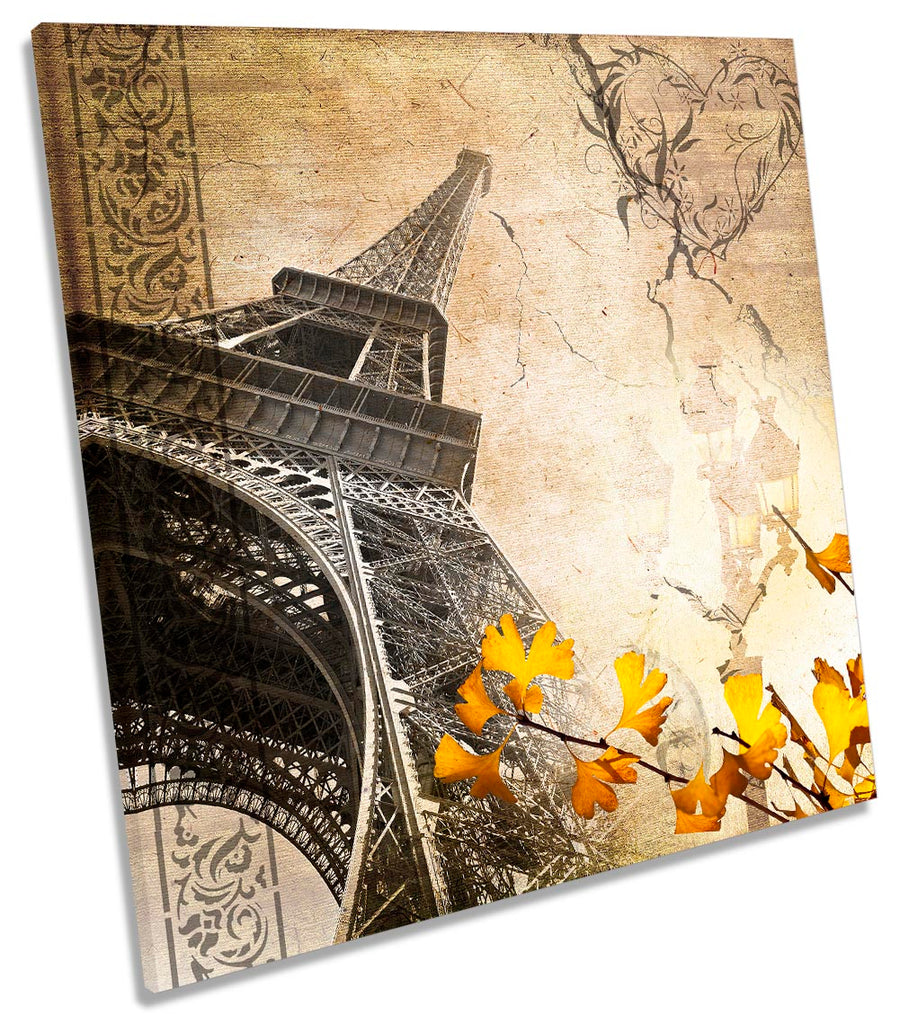 Vintage Eiffel Tower Paris Brown