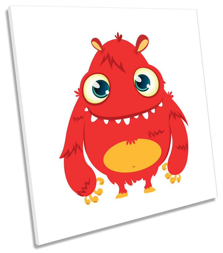 Cute Red Monster Kids Room