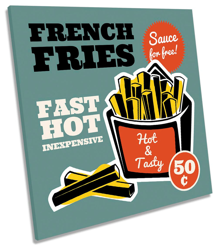 Hot French Fries Kitchen Green