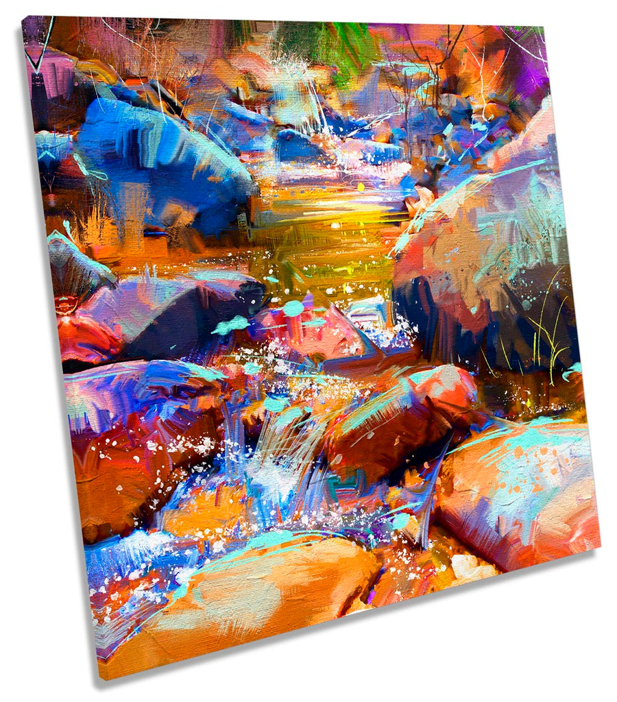 Abstract Landscape Waterfall