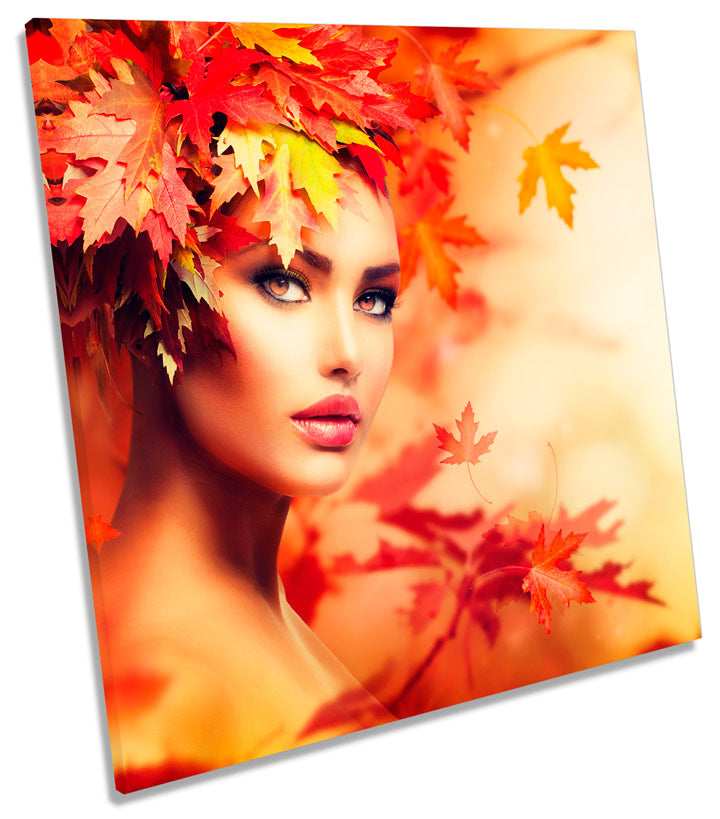 Autumn Fashion Model Beauty Salon