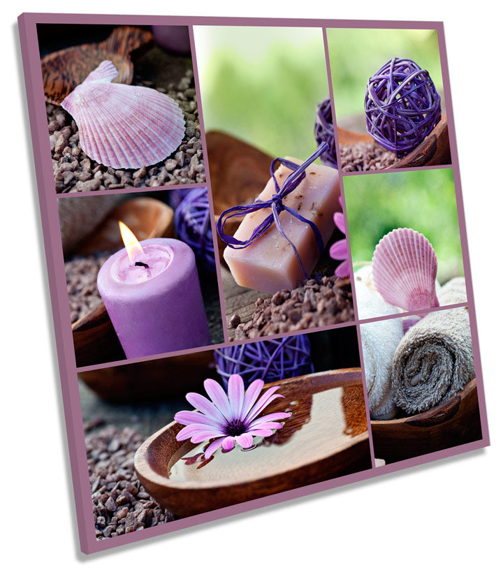 Spa Candles Soap Collage