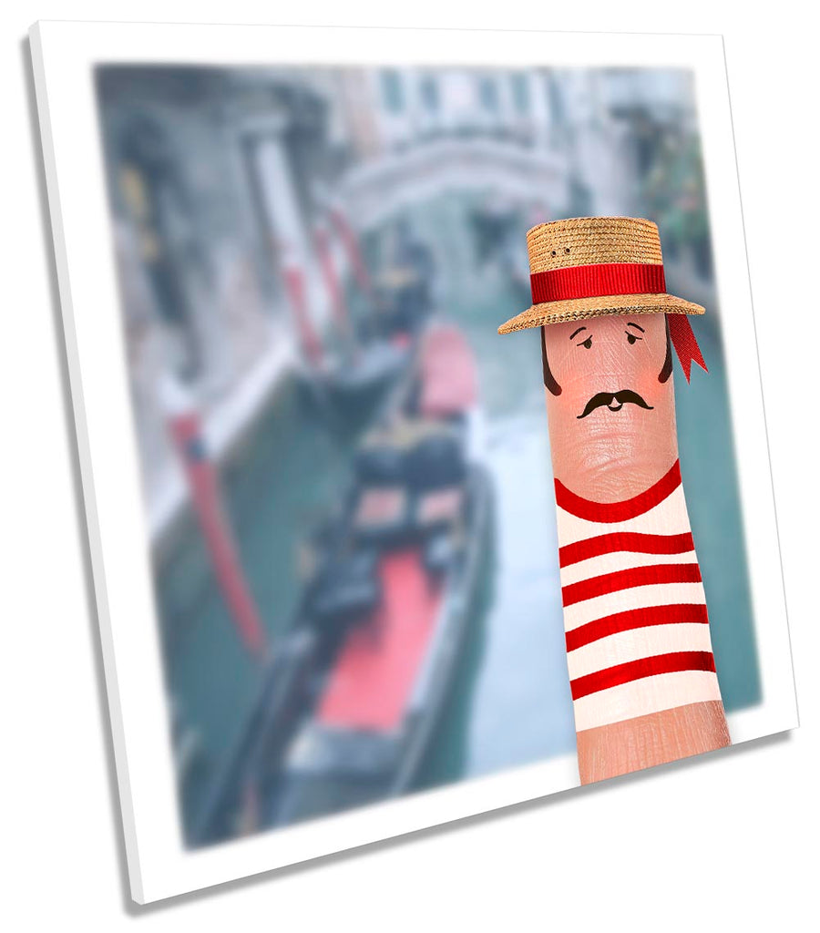 Funny Finger Venice Gondola Red