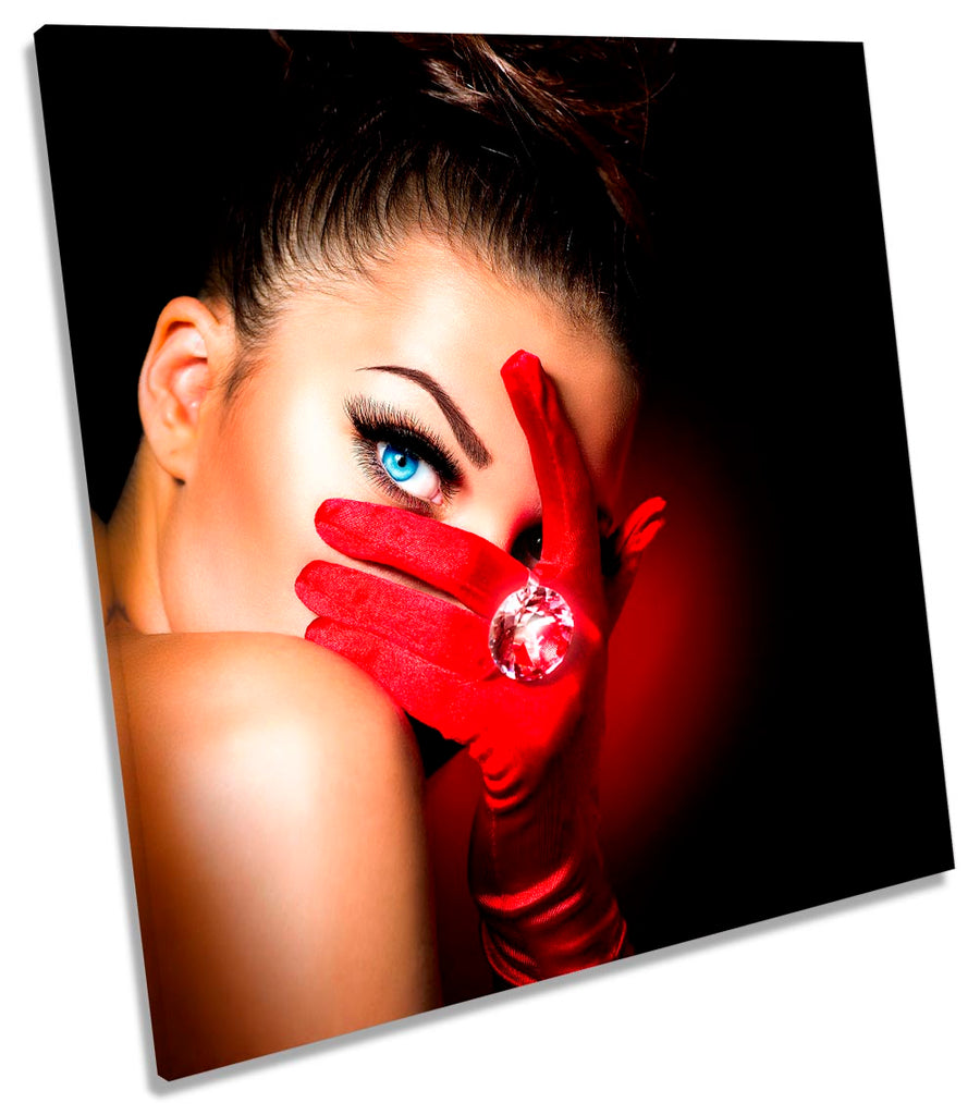 Beauty Fashion Glamorous Gloves Red