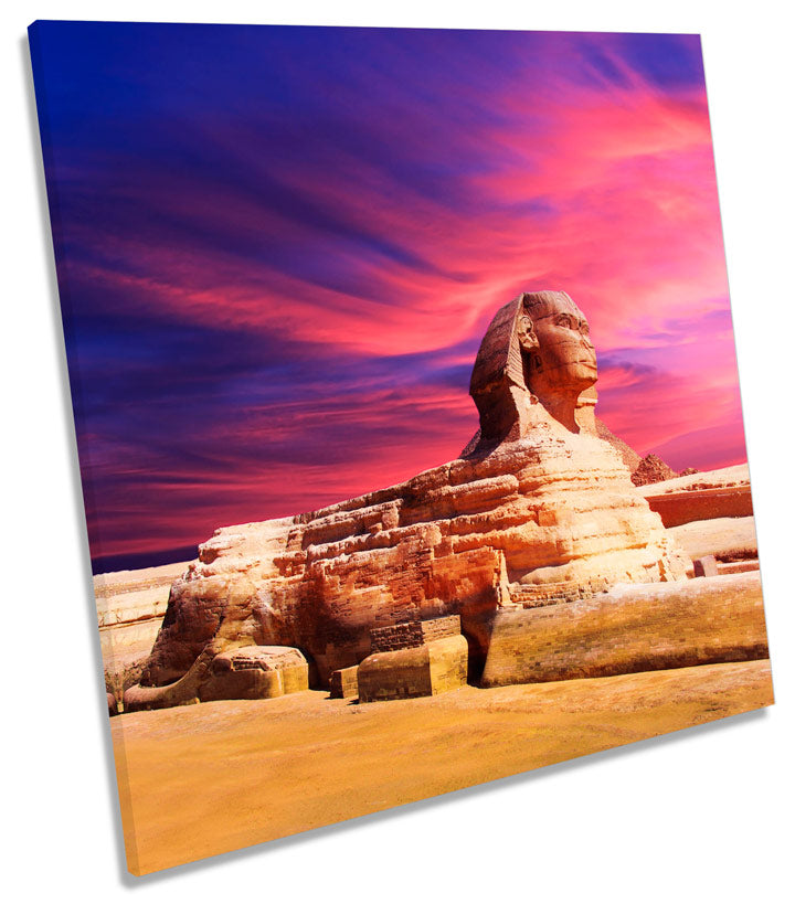 Sphinx Pyramid Egypt Sunset