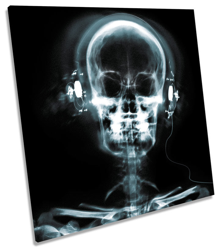 DJ Headphones Skull Music