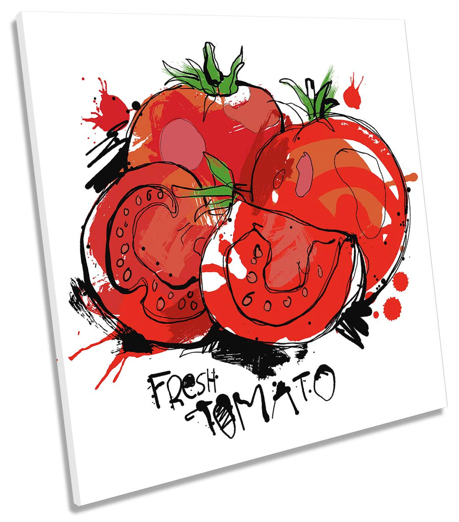 Tomato Sketch Kitchen Food Red