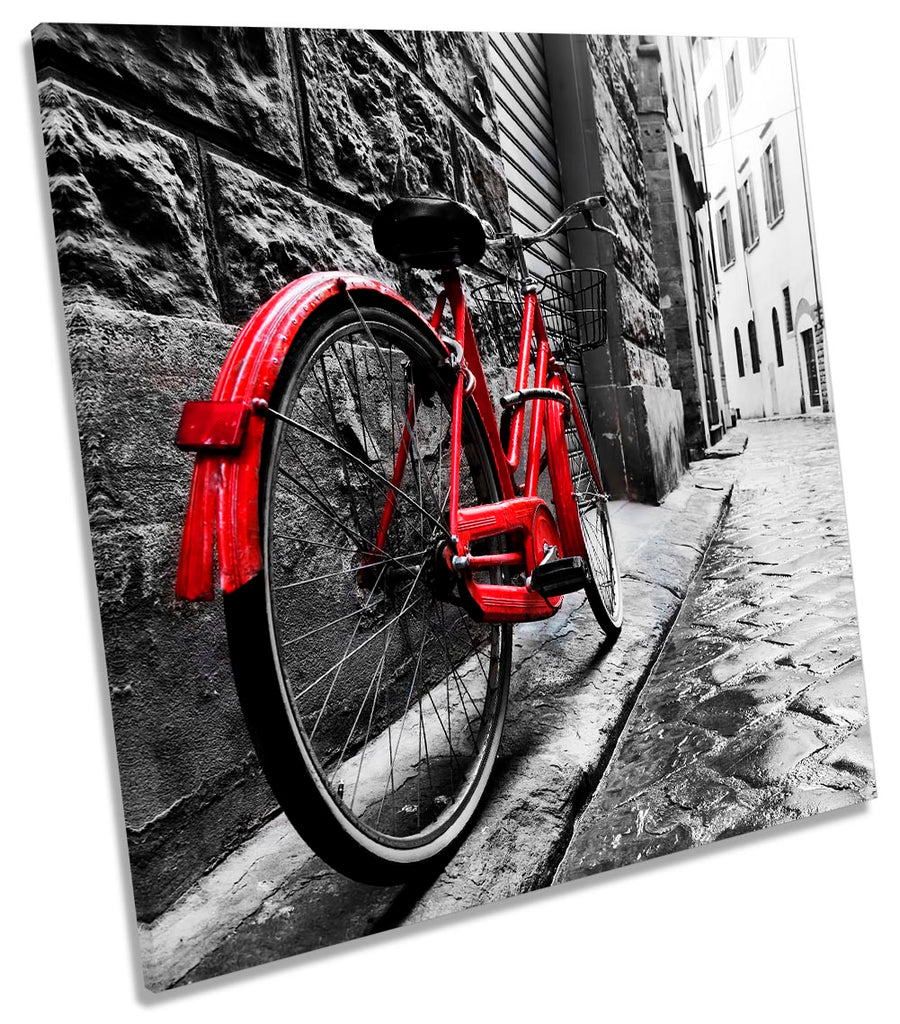 Red Retro Bicycle