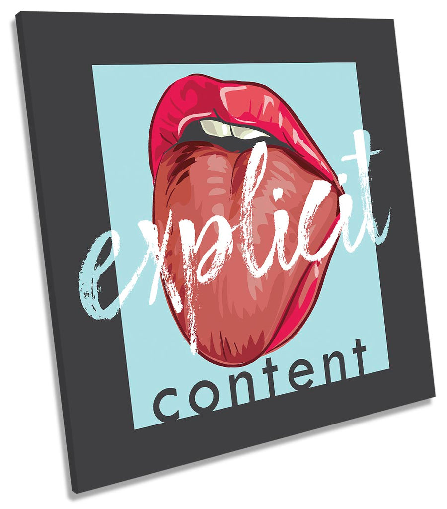 Explicit Content Lips Multi-Coloured