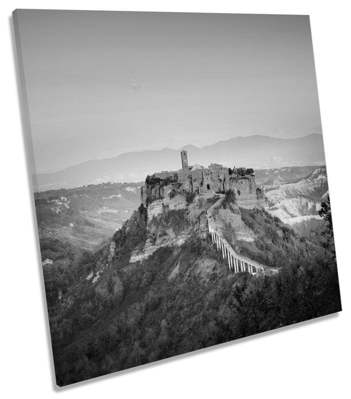 Civita di Bagnoegio Italy B&W