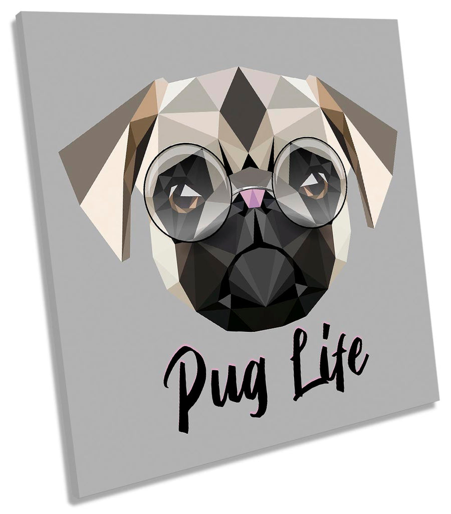 Pug Life Dog Grey