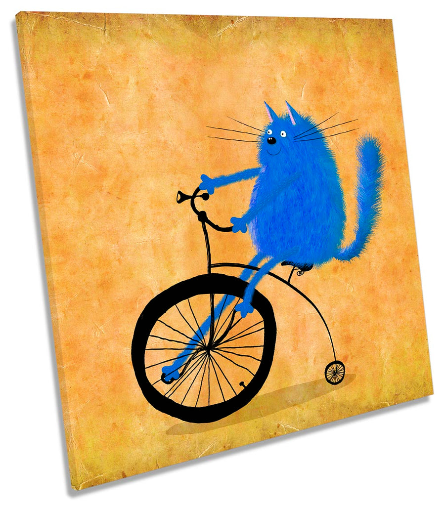 Funny Cat Unicycle Orange