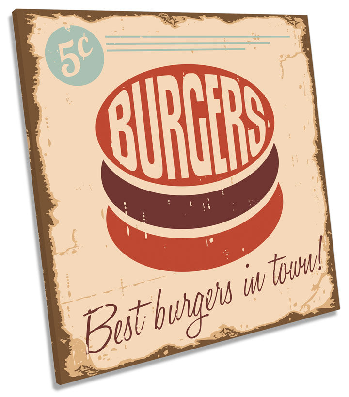 Best Burgers in Town Retro