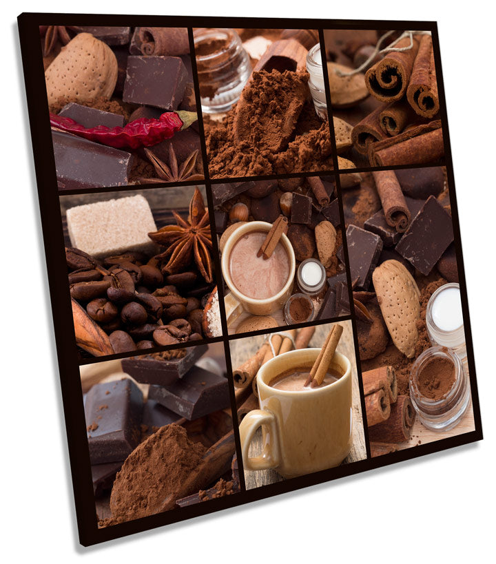 Coffee Cinnamon Kitchen Collage