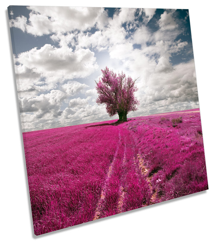 Purple Landscape Tree Floral