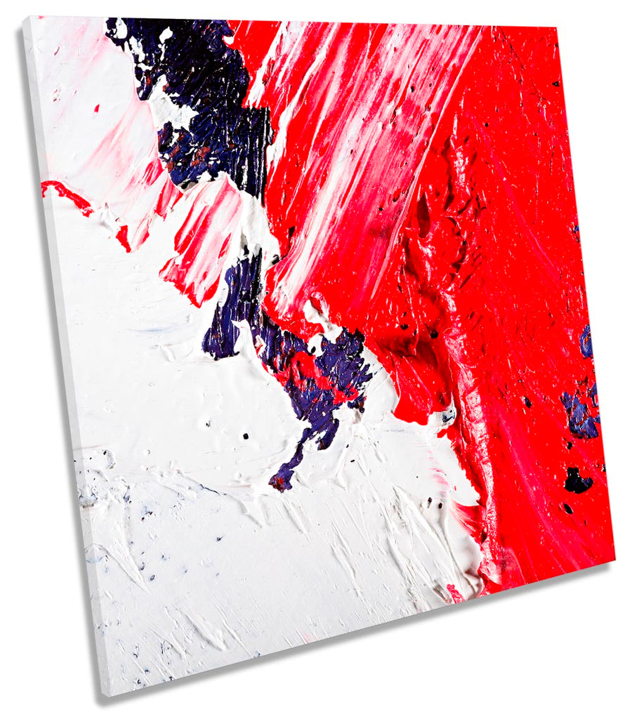 Abstract Paint Strokes Grunge Red