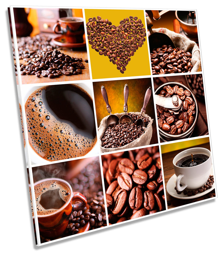 Coffee Brown Kitchen Collage