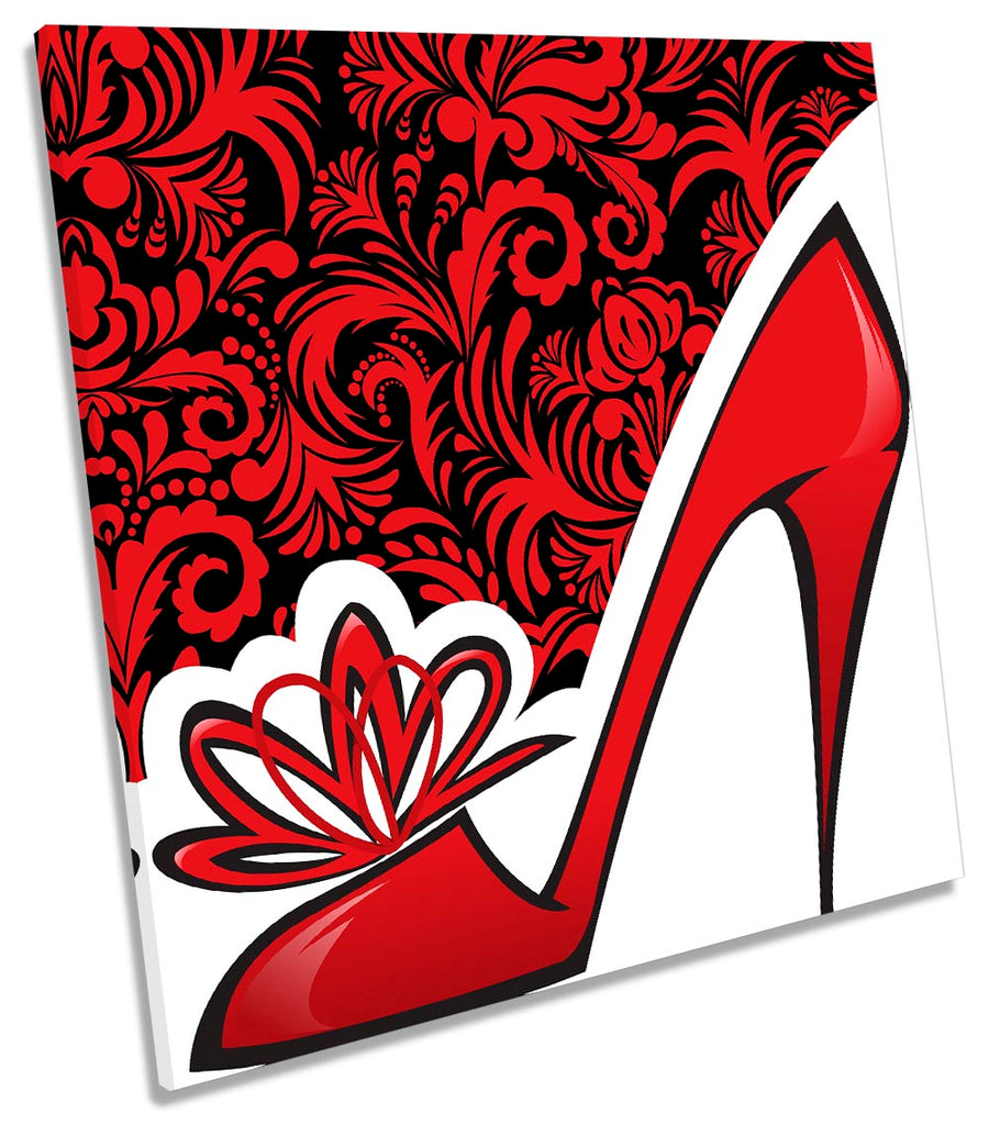 Fashion High Heels Roses Red