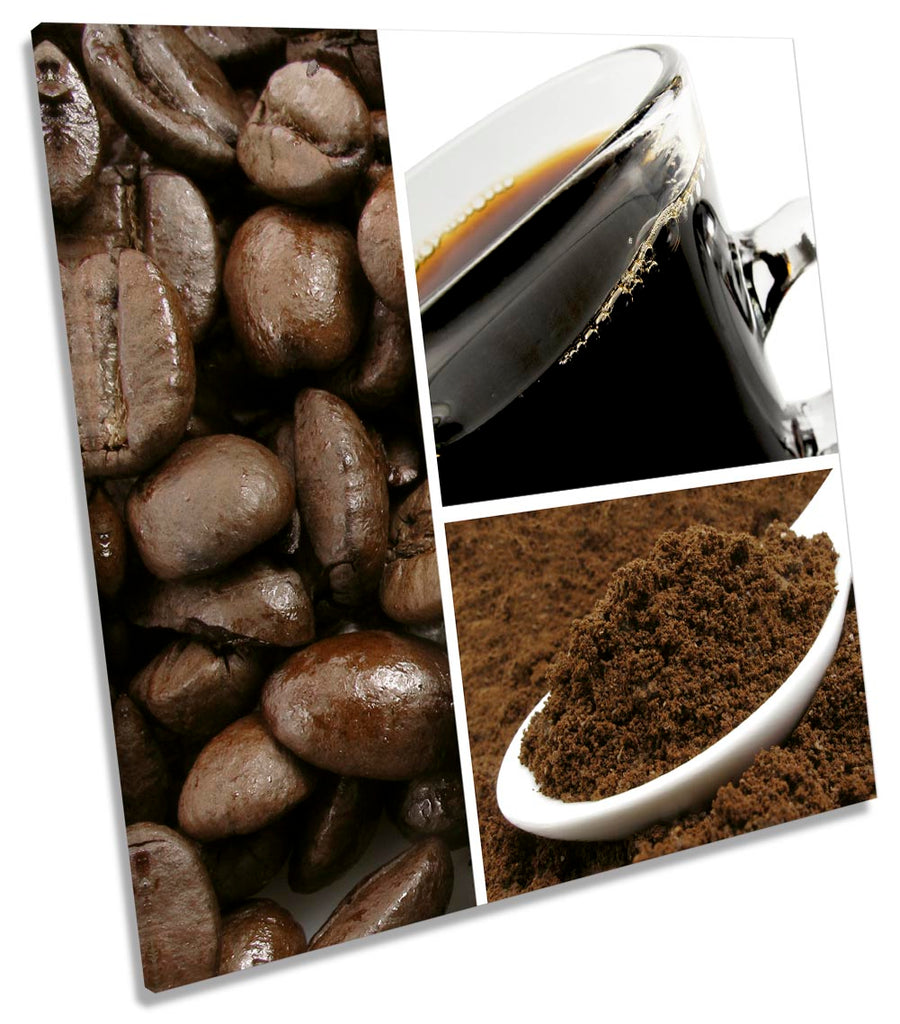 Kitchen Coffee Collage Brown