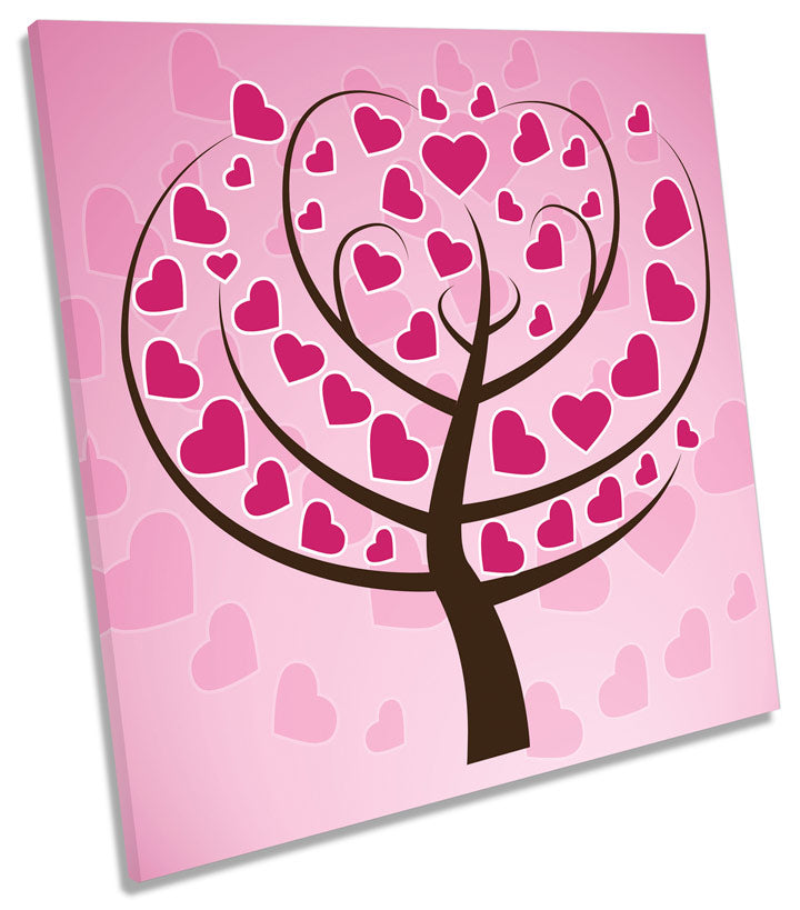 Modern Love Heart Tree Floral