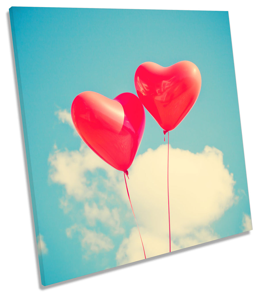 Red Heart Balloons Love