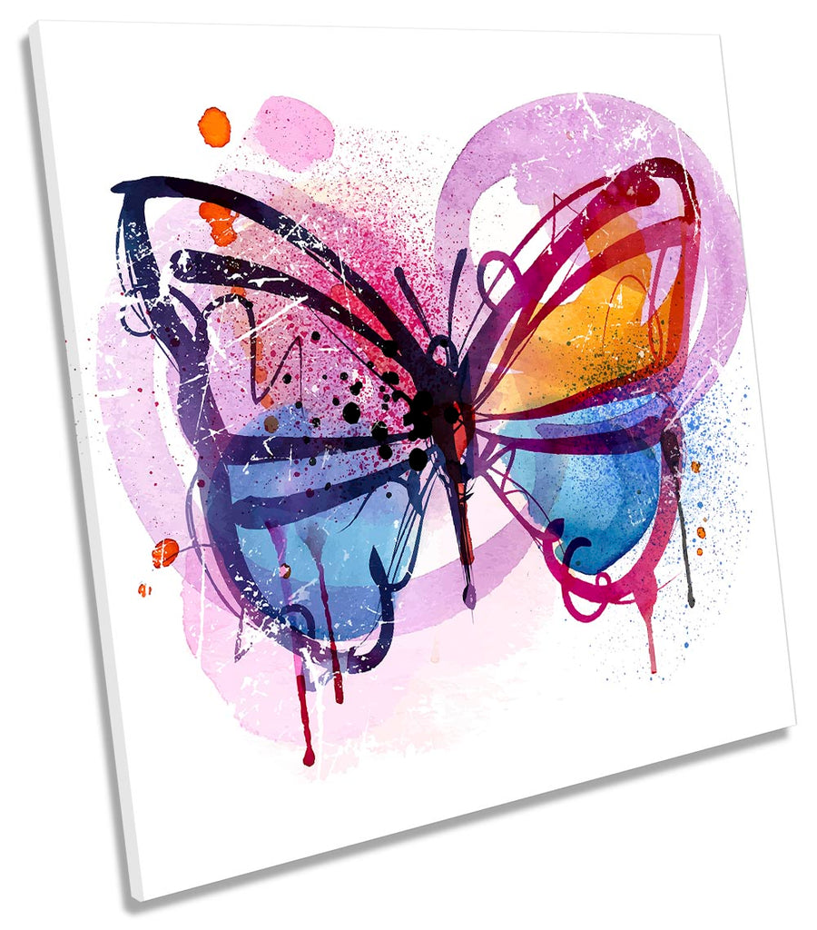 Butterfly Sketch Modern Multi-Coloured