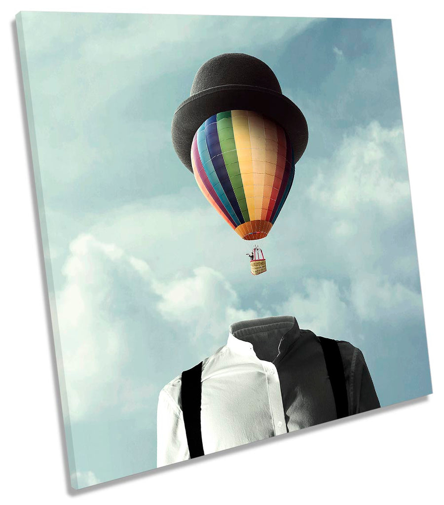 Hot Air Balloon Top Hat Blue